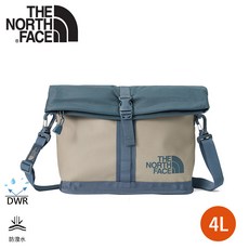 The North Face 插扣式可調節單肩包 戶外休閒, 灰綠色