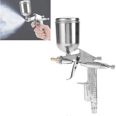 프리라이프 - 에어 페인트 스프레이 건 페인트건 세트 W77(건+컵) 400ml, 1개