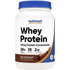 Nutricost 濃縮乳清蛋白牛奶巧克力, 1個