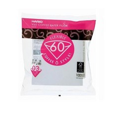 하리오 VCF-03-100W 커피 필터 100매 (1~6잔용), 100개, 1세트