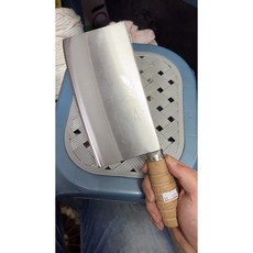 工具家達人 西滿鐵店 台灣製 一斤 剁刀 營業用 青鋼 木柄 剁雞 剁鴨 魚刀 台式剁刀 文武刀 剁白斬雞, 1個