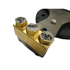 瑞鴻防水 刨除機鑽石磨塊組 六角形磨地機 發泡劑防水材料 高壓灌注 環氧樹脂, 單磨塊, 1個