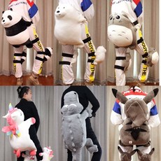 滑雪護臀小烏龜屁墊 防摔護具 成人兒童適用 可愛造型, 白飛馬護臀+護膝,成人款-身高160-195, 1個