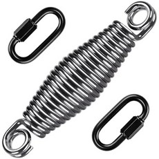 펀칭백용 SELEWARE 헤비 듀티 백 스프링 - 복싱 MMA 등을 위한 안전한 폐쇄 루프 디자인의 크롬 도금 부드럽고 서스펜션 운동 중 천장 진동 제거 촹퀭