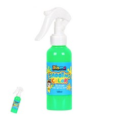 미술놀이 스프레이 물감 슈팅 컬러 120ml (형광초록), 1, 1