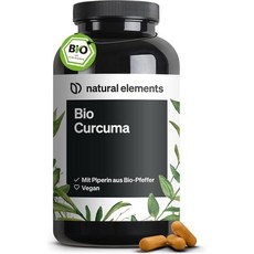 내추럴엘리먼트 바이오 커쿠마 강황 240캡슐 (독일) natural elements Bio Curcuma (Organic turmeric), 1개, 240정