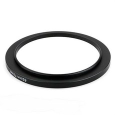 금속 스텝 업 링 렌즈 어댑터 필터 40.5-62 55-67 62-72 67mm 1 개 세트, 01 1PCS_01 55-72mm, 1개