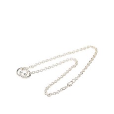 구찌 중고 2015-2025 스털링 실버 인터로킹 G 펜던트 네크리스