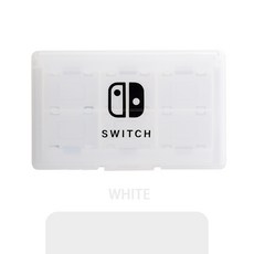 로고 24 In 1 게임 카드 하드 케이스 Nintendo Switch Oled 휴대용 보관함 Ns Lite 보호 커버 여행용 액세서리, 1개, [06] white with logo