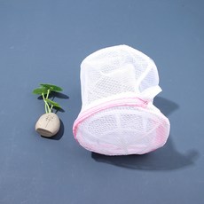 加厚圓筒內衣洗衣袋, 支架普通白色13*16cm 透明opp袋包裝, 1套