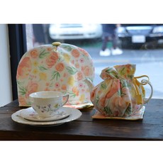 티코지 꽃티코지 NO.3(노랑장미), 원형티코지, 1개