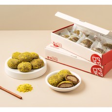 메고지고 진한 초콜릿 카다이프 가득 두바이 찹쌀떡 / 달지않은 수제간식 / 수능선물용 디저트 /1상자, 24개, 40g