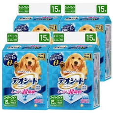 15 4 데오 시트 확실히 초 흡수 무향 소취 타입 슈퍼 와이드 매 × 개 (케이스