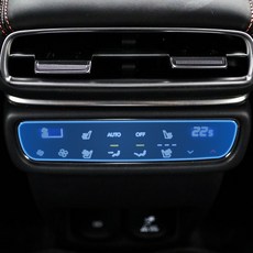 제네시스 GV70 페이스리프트 2열 공조기 보호필름 지문방지 저반사, 올레포빅