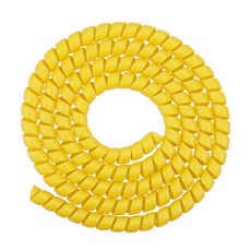 1.3m 샤오미 M365/프로 전기 스쿠터 라인 주최자 파이프 보호 랩 권선 케이블 와이어 보호기 커버 튜브 도구, [06] YELLOW