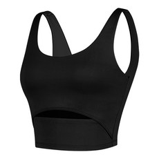 ANDAR BE FREE 中空設計短版運動上衣，瑜珈伸展背心，舒適透氣展現自信