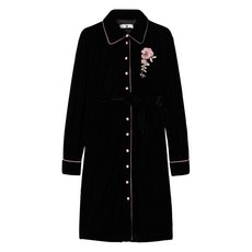 트윈셋 플로럴 모티프 나이트 드레스