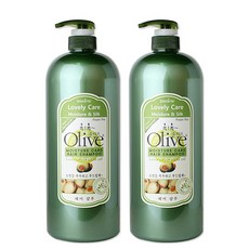 아임세레느 올리브 헤어샴푸 대용량, 2개, 1.5L