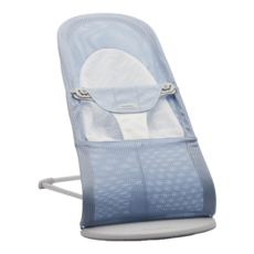 베이비뵨 바운서 메쉬 실버/핑크/블루, 스카이 블루