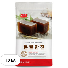OQB 분말한천, 100g, 10개