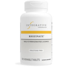 Integrative Therapeutics 인테그라티브 Rhizinate Deglycyrrhizinated Licorice - Fructose Free 100 CHEW TABS, 1개, 100정