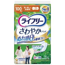 100cc 라이프리 레이디 상쾌한 패드 많은 경우에도 쾌적용 18장[가벼운 소변, 1개