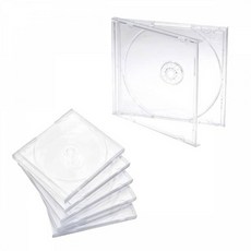 투명 CD 케이스 쥬얼 음반 케이스, 단품, 단품