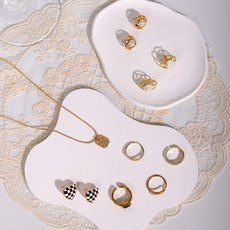 석고 악세사리 쥬얼리 트레이, 석고 쥬얼리 트레이_원형, 석고 쥬얼리 트레이 원형