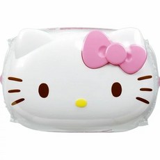 Hello Kitty 卸妝濕紙巾附可愛KT盒裝, 1個
