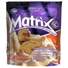 SYNTRAX 花生醬餅乾口味蛋白粉, 1個, 2.27公斤