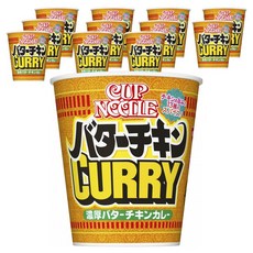 닛신 컵누들 진한 버터치킨 커리 106g, 12개
