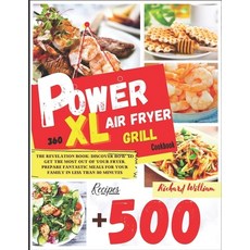 (영문도서) Power Xl Air Fryer Grill Cookbook: The Revelation Book: Discover How to Get the Most Out of Y... Paperback, Independently Published, English, 9798749839074