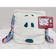 PEANUTS 史努比抱枕毛毯 二合一設計 (100x70公分)