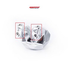 GOWORKS 把座上蓋28.6MM專用 鋁合金門把裝飾蓋 多色可選 門把配件, 銀