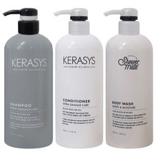 케라시스 엑스트라 데미지케어 750ml 샴푸 린스 바디워시 1세트, 1개