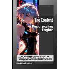 (영문도서)The Content Repurposing Engine: An AI-Powered System to Turn One Video Into 10+... Paperback, Independently Published, English, 9798198016088 Independently Published, English, 9798198016088