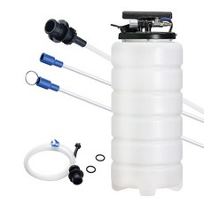DS O8 VEVOR 딥스틱 유체 추출기 교체 도구 체인저 5L 자동차용 흡입 진공 오일 호스가 펌프, 15L Pneumatic/Manual, 1개