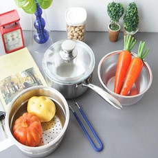 냄비세트 스테인리스 인덕션 가정용 주방 냄비 조리도구 똑템, 1개