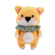 DIY 코바늘인형뜨기 손뜨개인형 패키지 올인원키트, 01 웰시코기, 1세트