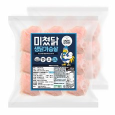 미쳤닭 냉동 생닭가슴살 (개별포장), 100g, 30개