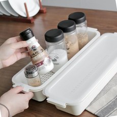 냉장고정리트레이 냉장고 다용도 수납정리 냉장고정리용기 정리함 클린, 1개, 상세페이지 참조