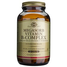 SOLGAR Solgar Megasoap 複合維生素 B 片, 250顆, 1個