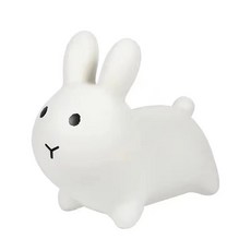 跳跳馬兒童充氣玩具，寶寶騎馬跳跳鹿，大人可坐橡膠皮馬，可愛兔兔造型，臺灣出貨, 1個, 可愛兔兔白色