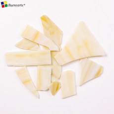 스테인드글라스 재료 조각 투명 유리공예 62종, 1개, 베이지100g