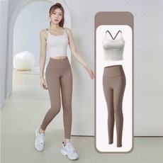 프리미엄 여성 헬스복 세트 필라테스 트레이닝 요가복 운동복 레깅스 트레이닝복 상의