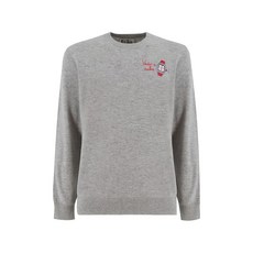 MC2세인트바스 자수 크루 넥 스웨터