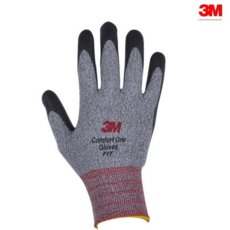 3M FIT 舒適型服貼手套 止滑耐磨超耐磨手套 (新版本)(灰色) 尺寸齊全, 3M 舒適型服貼手套-XL, 1套