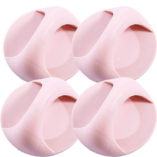 스타일러버 변기 유리문 무타공 손잡이, 핑크4p