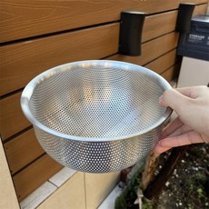 특대형 스테인리스 주방바구니 주방용 세척바구니 스텐볼바구니 조리도구, 1개, 18CM [필터바구니] ('')