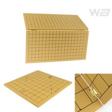 와볼샵 양면 바둑판 장기판 접이식 가정용 3/4/5부 알까기, 3부